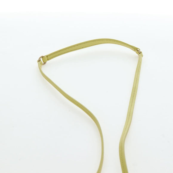 Miu Miu Wonder Hand Bag straw 2way Yellow Gold Auth 206257SAM