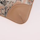 CHANEL Choco Bar Chain Shoulder Bag Silk Pink Gold CC Auth 206258SAM-14