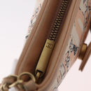 CHANEL Choco Bar Chain Shoulder Bag Silk Pink Gold CC Auth 206258SAM-17