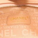 CHANEL Choco Bar Chain Shoulder Bag Silk Pink Gold CC Auth 206258SAM-18