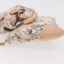 CHANEL Choco Bar Chain Shoulder Bag Silk Pink Gold CC Auth 206258SAM-5