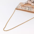 CHANEL Choco Bar Chain Shoulder Bag Silk Pink Gold CC Auth 206258SAM-7