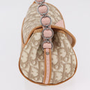 Christian Dior Trotter Canvas Romantic Chain Bag PVC Ivory Silver Auth 206260SAM-5