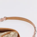 Christian Dior Trotter Canvas Romantic Chain Bag PVC Ivory Silver Auth 206260SAM-8