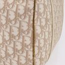 Christian Dior Trotter Canvas Chain Tote Bag PVC Ivory Silver Auth 206261A-14