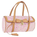 LOUIS VUITTON Monogram Cherry Blossom Papillon 27 Bag Pink M92010 LV Auth 206263-1