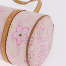 LOUIS VUITTON Monogram Cherry Blossom Papillon 27 Bag Pink M92010 LV Auth 206263-11