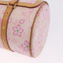 LOUIS VUITTON Monogram Cherry Blossom Papillon 27 Bag Pink M92010 LV Auth 206263-13