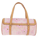 LOUIS VUITTON Monogram Cherry Blossom Papillon 27 Bag Pink M92010 LV Auth 206263-3