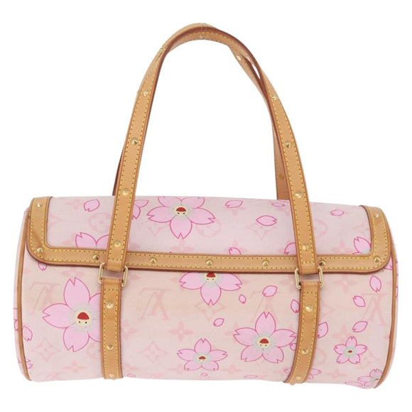 LOUIS VUITTON Monogram Cherry Blossom Papillon 27 Bag Pink M92010 LV Auth 206263