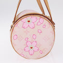 LOUIS VUITTON Monogram Cherry Blossom Papillon 27 Bag Pink M92010 LV Auth 206263-5
