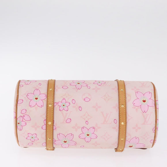 LOUIS VUITTON Monogram Cherry Blossom Papillon 27 Bag Pink M92010 LV Auth 206263