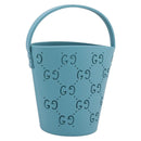 GUCCI Hand Bag Rubber Blue 723051 Auth 206264M-1