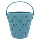 GUCCI Hand Bag Rubber Blue 723051 Auth 206264M-3