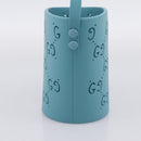 GUCCI Hand Bag Rubber Blue 723051 Auth 206264M-5