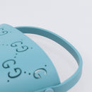 GUCCI Hand Bag Rubber Blue 723051 Auth 206264M-8