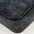 LOUIS VUITTON Monogram Eclipse DanubePM Shoulder Bag M43677 LV Auth 206267SAM-18