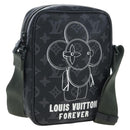 LOUIS VUITTON Monogram Eclipse DanubePM Shoulder Bag M43677 LV Auth 206267SAM-1