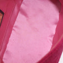 FENDI Mamma Baguette Shoulder Bag Wool Red Gold 8BR180 Auth 206269SM-10