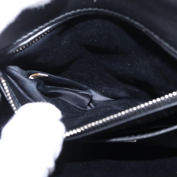 Miu Miu Shoulder Bag Leather Silver Auth 206274M