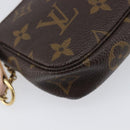 LOUIS VUITTON Monogram Bag print Mini Pochette Pouch M60245 LV Auth 206276M-17