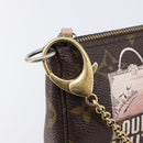 LOUIS VUITTON Monogram Bag print Mini Pochette Pouch M60245 LV Auth 206276M-9