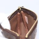 LOUIS VUITTON Monogram Bag print Mini Pochette Pouch M60245 LV Auth 206276M-20