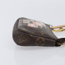 LOUIS VUITTON Monogram Bag print Mini Pochette Pouch M60245 LV Auth 206276M-3