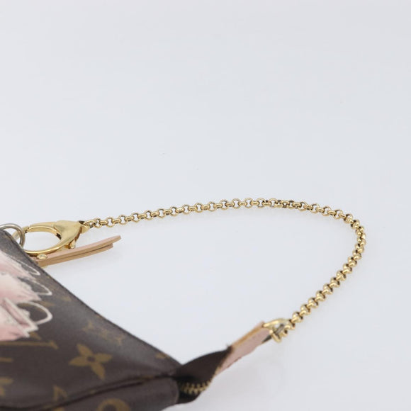 LOUIS VUITTON Monogram Bag print Mini Pochette Pouch M60245 LV Auth 206276M
