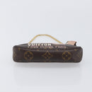 LOUIS VUITTON Monogram Bag print Mini Pochette Pouch M60245 LV Auth 206276M-5