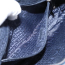 CHANEL Matelasse Chain Shoulder Bag Canvas Blue Silver CC Auth 206279V-21