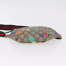 GUCCI GG Supreme Children's Body Bag PVC Beige Silver 502095 Auth 206282M-7