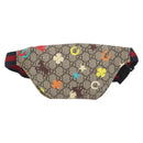 GUCCI GG Supreme Children's Body Bag PVC Beige Silver 502095 Auth 206282M-2