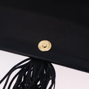 Salvatore Ferragamo Shoulder Bag Leather Navy Gold Auth 206283A-21