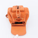 GUCCI Bamboo Backpack Suede Orange Gold 003 2058 0030 Auth 206284-19