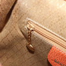 GUCCI Bamboo Backpack Suede Orange Gold 003 2058 0030 Auth 206284-25