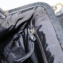 Miu Miu Shoulder Bag Leather Black Gold Auth 206289-25