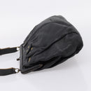 Miu Miu Shoulder Bag Leather Black Gold Auth 206289-3