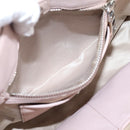 Miu Miu Matelasse Chain Shoulder Bag Leather 2way Pink Silver Auth 206292A-29