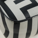 FENDI Mamma Baguette Shoulder Bag Leather Mark Jacobs Black 8BR600 Auth 206295M-19