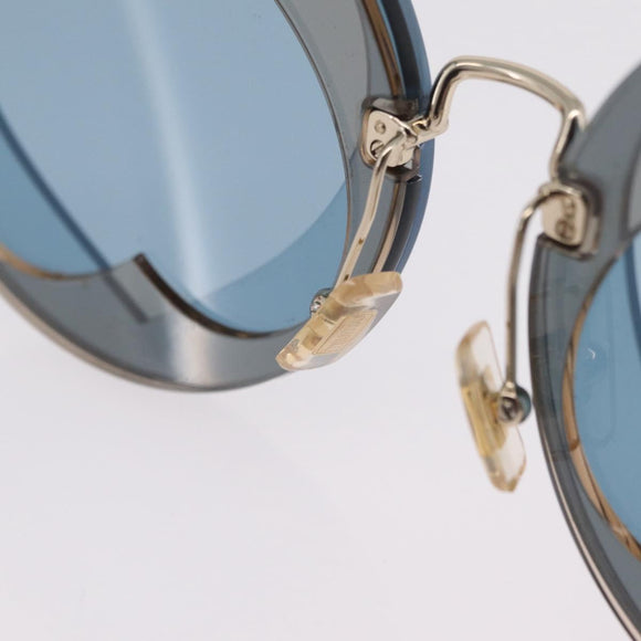 Miu Miu Sunglasses metal Silver Auth 206297A
