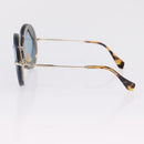Miu Miu Sunglasses metal Silver Auth 206297A-7