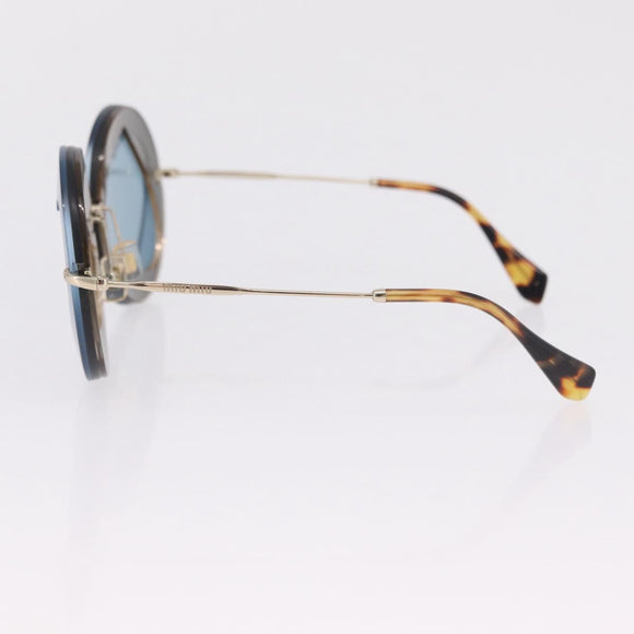 Miu Miu Sunglasses metal Silver Auth 206297A