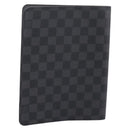 LOUIS VUITTON Damier Graphite Agenda Bureau Note Cover R20974 LV Auth 206298V-2