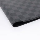 LOUIS VUITTON Damier Graphite Agenda Bureau Note Cover R20974 LV Auth 206298V-14