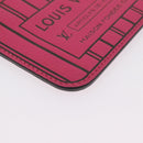 LOUIS VUITTON Monogram Neverfull Inside Out MM Pouch Pouch Pink LV Auth 206301V-14