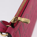 LOUIS VUITTON Monogram Neverfull Inside Out MM Pouch Pouch Pink LV Auth 206301V-10