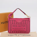 LOUIS VUITTON Monogram Neverfull Inside Out MM Pouch Pouch Pink LV Auth 206301V-12