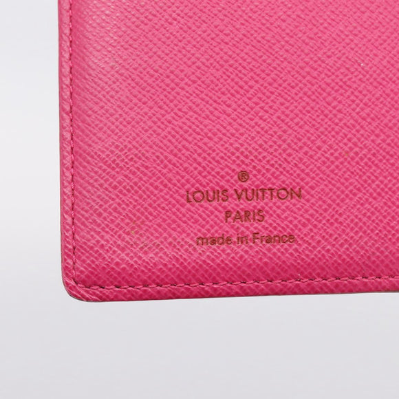 LOUIS VUITTON Monogram Multicolor Agenda PM Cover Black R21076 Auth 206303A