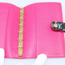 LOUIS VUITTON Monogram Multicolor Agenda PM Cover Black R21076 Auth 206303A-20